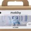 Mini DIY Kit - Silk Clay Og Foam Clay - Monster Bobby - Lys Blå