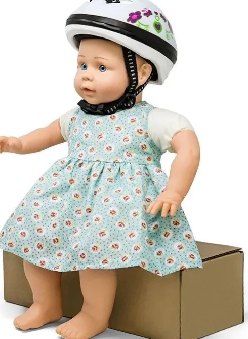 Mini Mommy - Cykelhjelm Til Dukke - Hvid