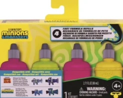 Minions 3 - Supreme Prutte Blaster Refillpakke 4 Stk