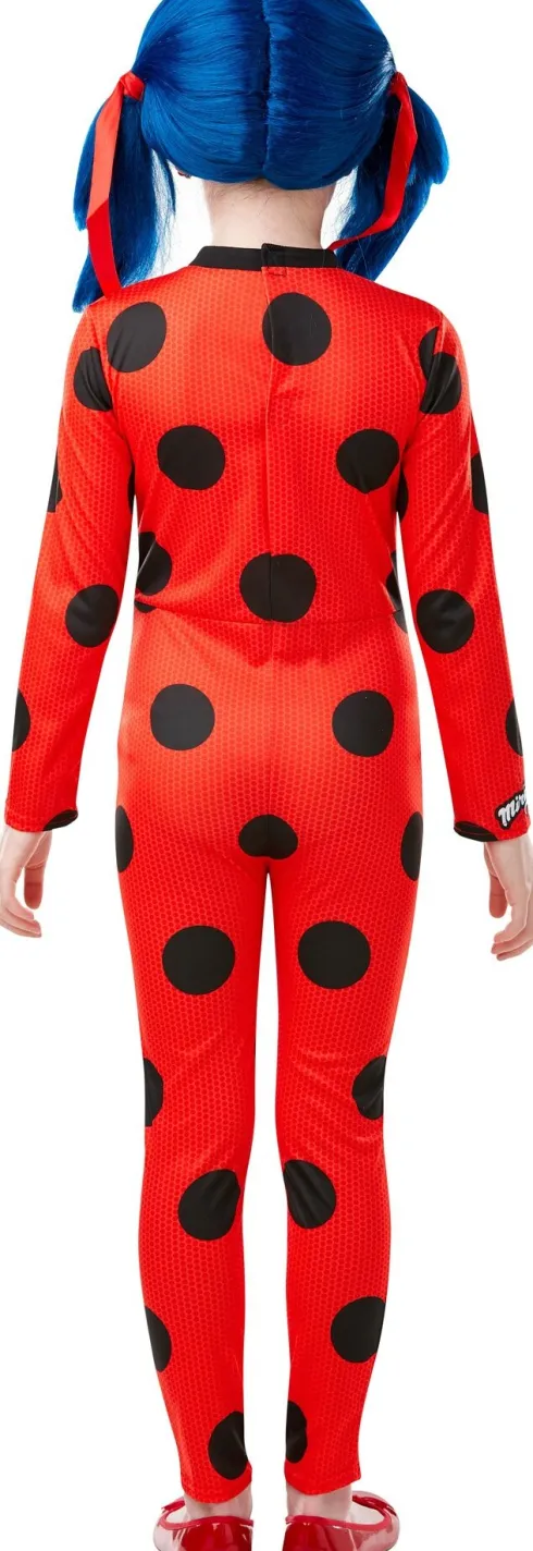Miraculous Ladybug Kostume Til Børn - 7-8 År - Rubies