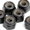 M3 Nylon Locknut - 6Pcs - Mv22062 - Maverick Rc