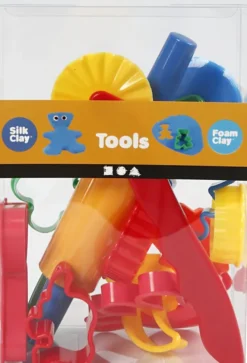Modellervoks Forme Og Værktøj - Silk Clay Og Foam Clay - 15 Stk