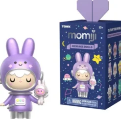 Momiji - Ootw Vinyldukke Med Besked 7,5 CM - Assorterede