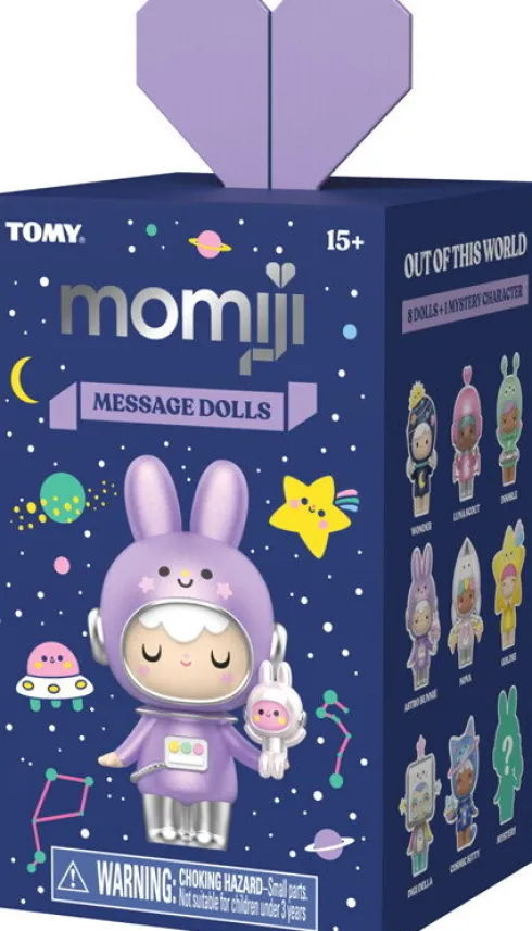 Momiji - Ootw Vinyldukke Med Besked 7,5 CM - Assorterede