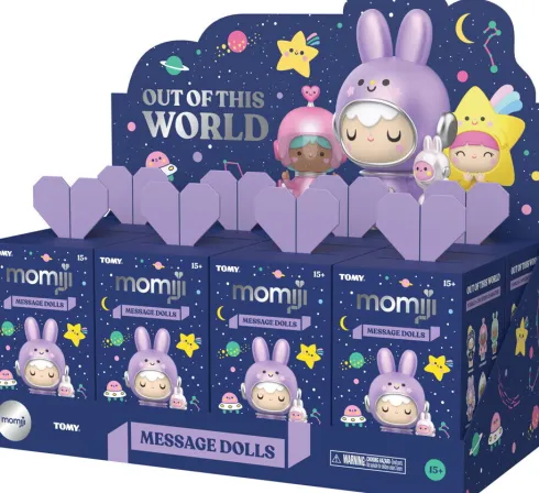 Momiji - Ootw Vinyldukke Med Besked 7,5 CM - Assorterede