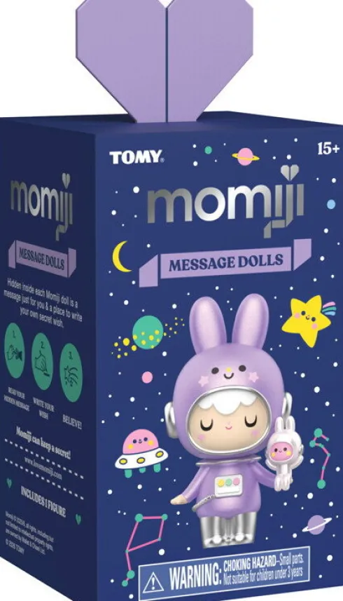 Momiji - Ootw Vinyldukke Med Besked 7,5 CM - Assorterede