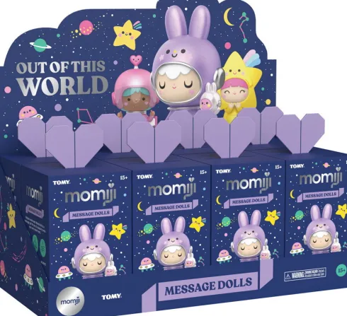 Momiji - Ootw Vinyldukke Med Besked 7,5 CM - Assorterede