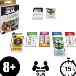 Monopoly Deal Harry Potter Edition - Dansk Norsk - Hasbro G0717