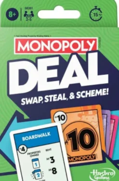 Monopoly Deal - Kortspil - Dansk / Norsk - Hasbro Games G0351