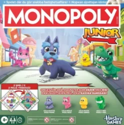 Monopoly Junior - 2-I-1 Brætspil - Hasbro Games G1856