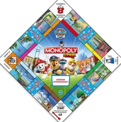 Monopoly Junior - Paw Patrol - Dansk Og Svensk