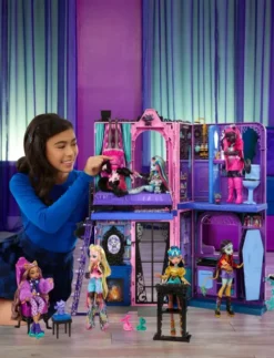 Monster High - Boo-Tique Hotel - Dukkehus - Fold & Store