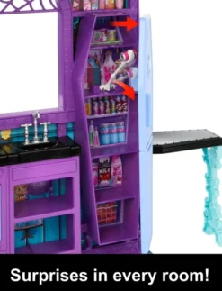 Monster High - Boo-Tique Hotel - Dukkehus - Fold & Store
