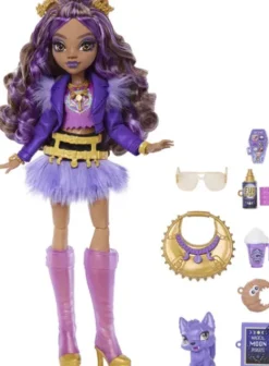 Monster High - Clawdeen Wolf Core Doll - Dukke Med Tilbehør