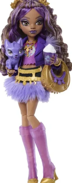 Monster High - Clawdeen Wolf Core Doll - Dukke Med Tilbehør