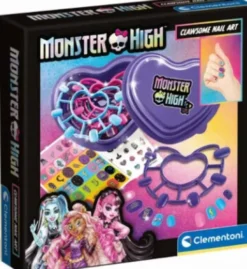 Monster High - Clawsome Nail Art - Neglesæt Til Børn - Clementoni