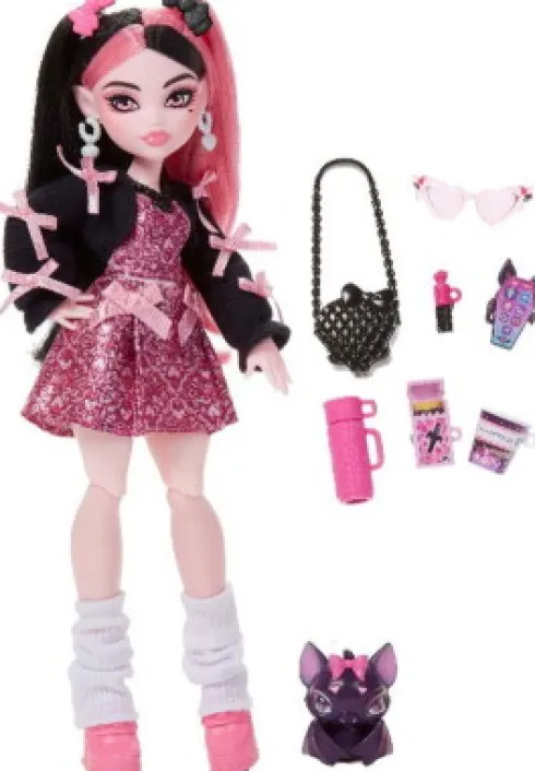 Monster High - Draculaura Core Doll - Dukke Med Tilbehør