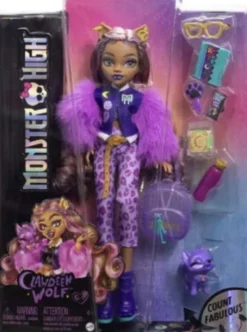 Monster High Dukke - Clawdeen Wolf