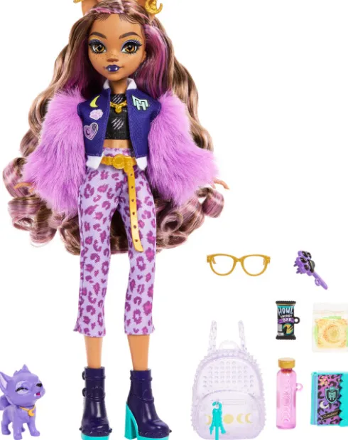 Monster High Dukke - Clawdeen Wolf
