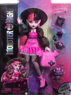 Monster High Dukke - Draculaura Med Kæledyr