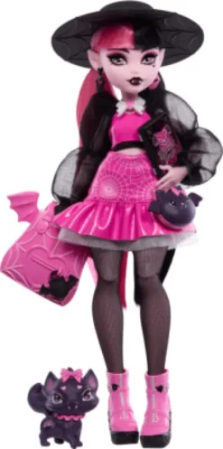 Monster High Dukke - Draculaura Med Kæledyr