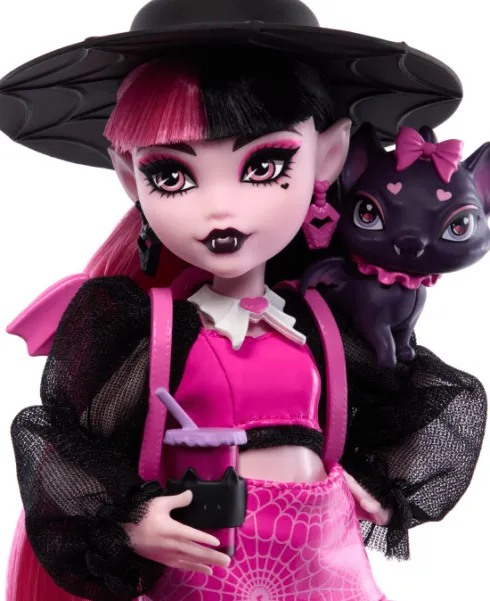 Monster High Dukke - Draculaura Med Kæledyr
