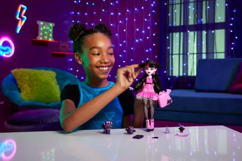 Monster High Dukke - Draculaura Med Kæledyr