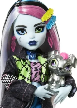 Monster High Dukke - Frankie Med Kæledyr