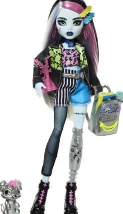 Monster High Dukke - Frankie Med Kæledyr