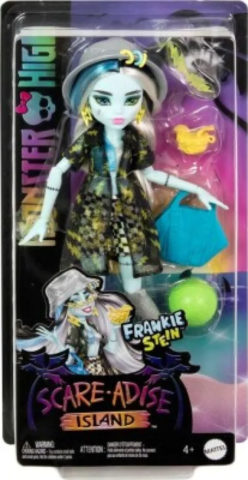 Monster High Dukke - Frankie - Scare-Adise Island