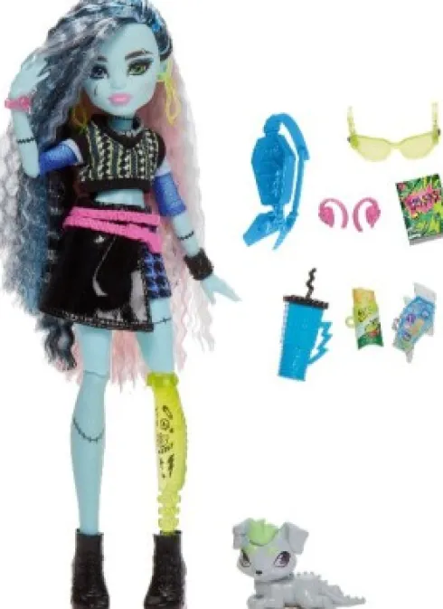 Monster High - Frankie Stein Core Doll - Dukke Med Tilbehør