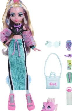 Monster High - Lagoona Blue Core Doll - Dukke Med Tilbehør
