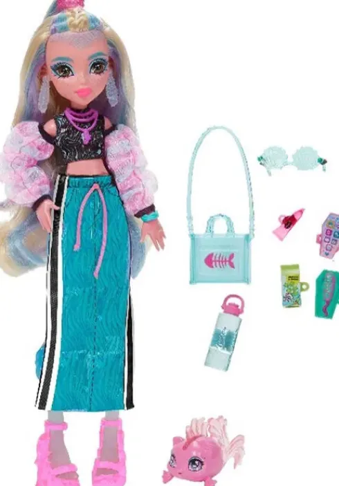 Monster High - Lagoona Blue Core Doll - Dukke Med Tilbehør