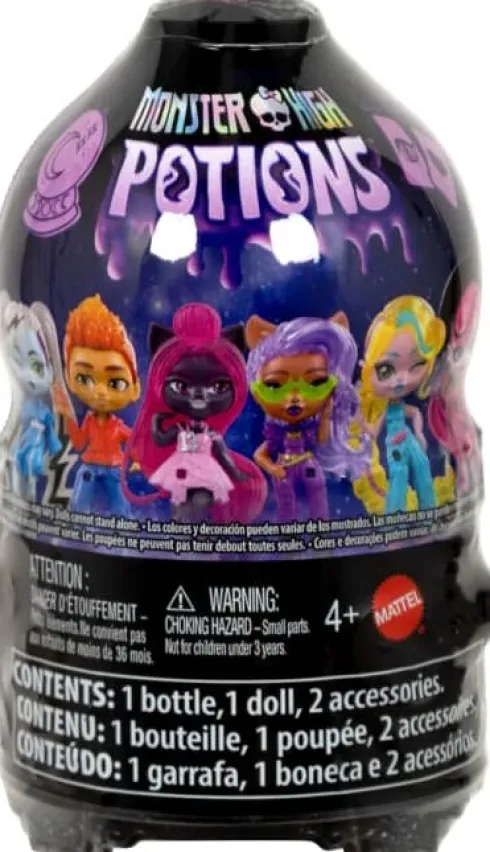 Monster High - Potions Krystalkugle Med Dukke - Assorteret