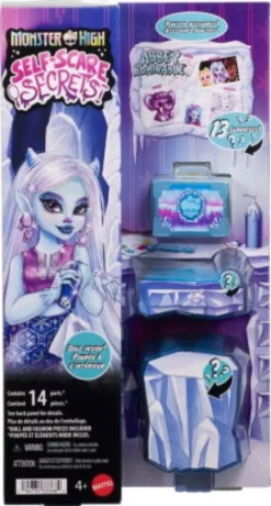 Monster High - Self-Scare Secrets Abbey Dukke Legesæt - Mattel