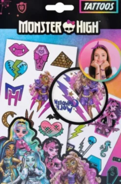 Monster High - Tattoos - Tatoveringer - Assorteret - Mattel