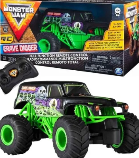Monster Jam Bil - Grave Digger - Fjernstyret Monster Truck