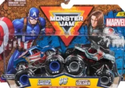 Monster Jam - Captain America Vs. Winter Soldier - 1:64 - 2-Pak