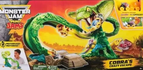 Monster Jam - Mini Jams Cobras Crazy Escape - 6072595