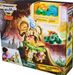 Monster Jam - Mini Jams Crash 'N Crumble Jungle Playset