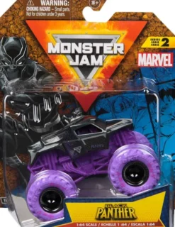 Monster Jam - Monster Truck Bil - 1:64 - Marvel - Assorteret
