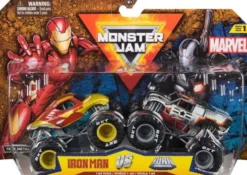 Monster Jam - Monster Trucks - 1:64 - Iron War Machine - 2 Pak