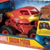Monster Jam - Rc Monster Truck Bil - 1:24 - Marvel Iron Man