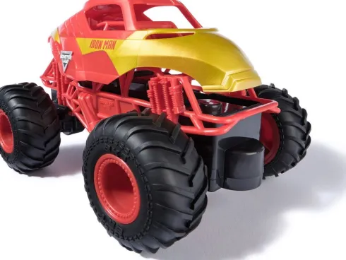 Monster Jam - Rc Monster Truck Bil - 1:24 - Marvel Iron Man