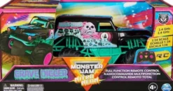 Monster Jam Rc 1:24 - Neon Grave Digger - 6068268