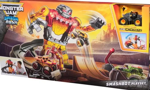 Monster Jam - 1:64 Smash & Bash Smashbot Legesæt