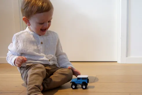 Monster Truck Jeep Med Pull - Back - Assorterede Farver
