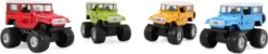 Monster Truck Jeep Med Pull - Back - Assorterede Farver