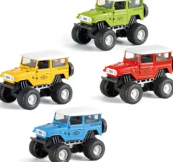 Monster Truck Jeep Med Pull - Back - Assorterede Farver