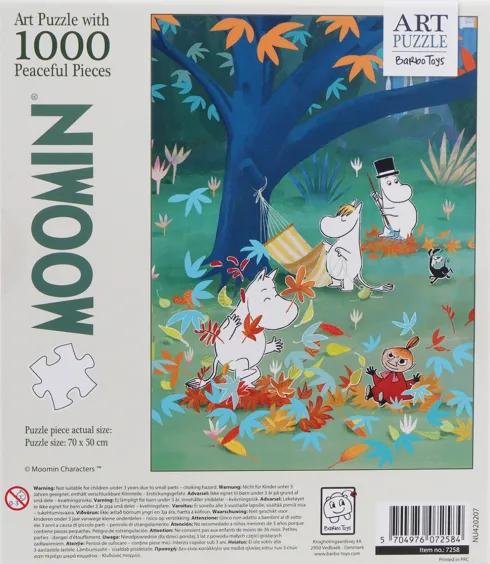 Moomin Art Puzzle - Mumi Puslespil - 1000 Brikker